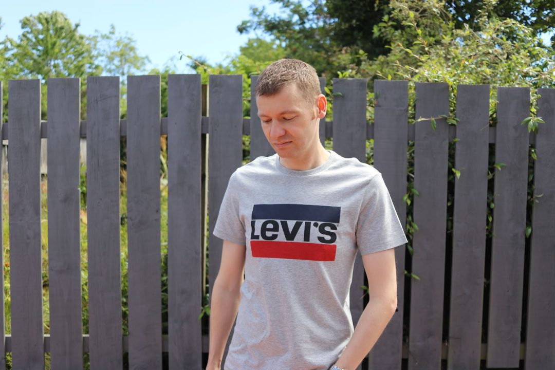 Grey Levis T Shirt