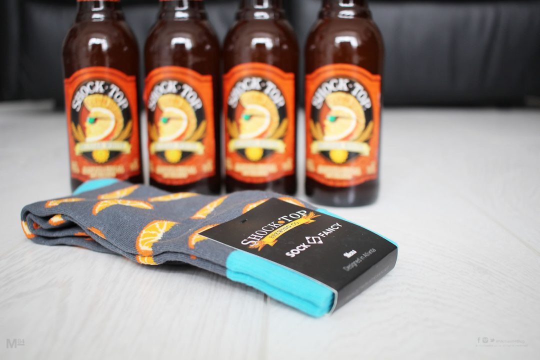 Shock Top Socks And Belgian Beer - The Perfect Father's Day Combination