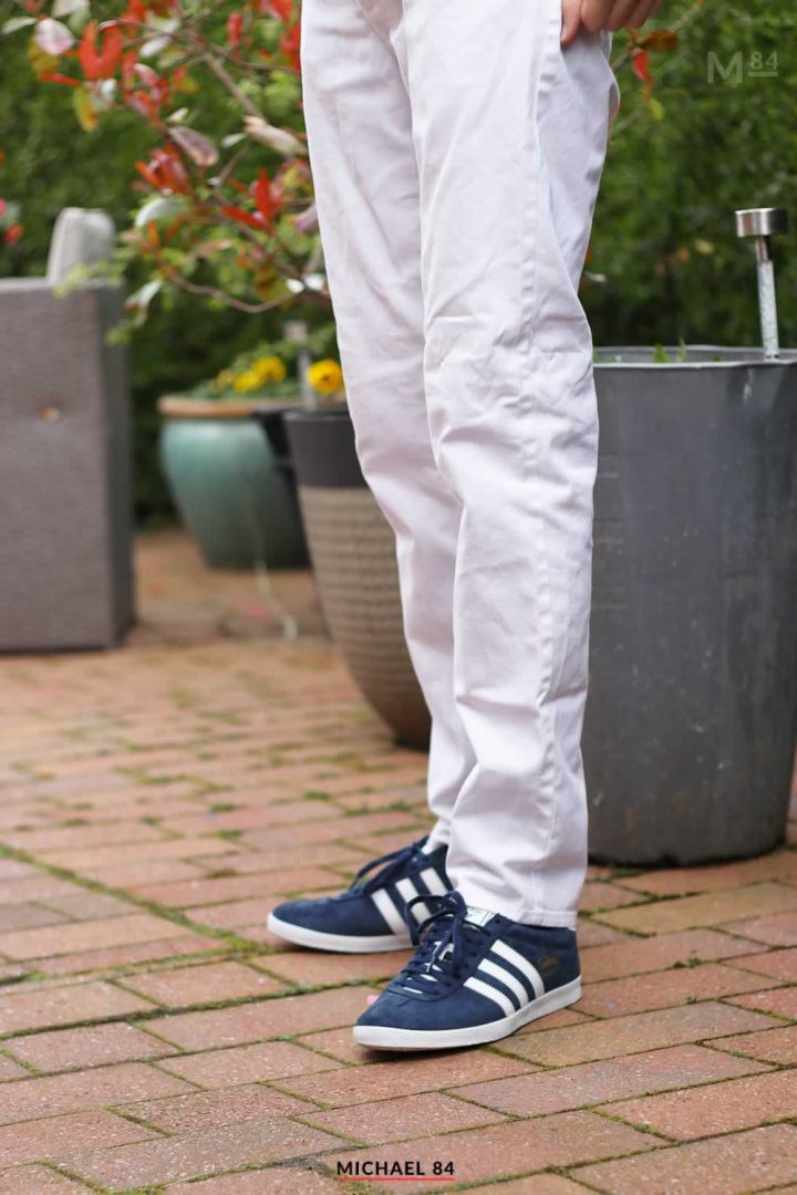 Blue Trainers With White Jeans