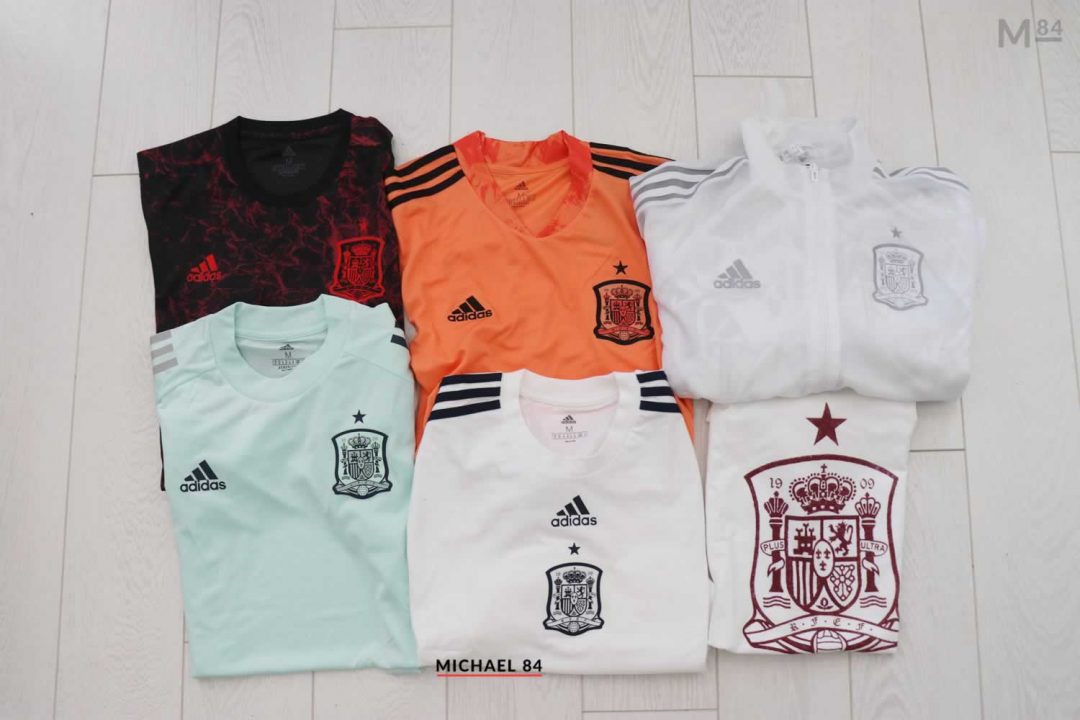 Adidas Spain 2021 Clothing: Pre Match Jersey, Training Shirt, Anthem Jacket & More