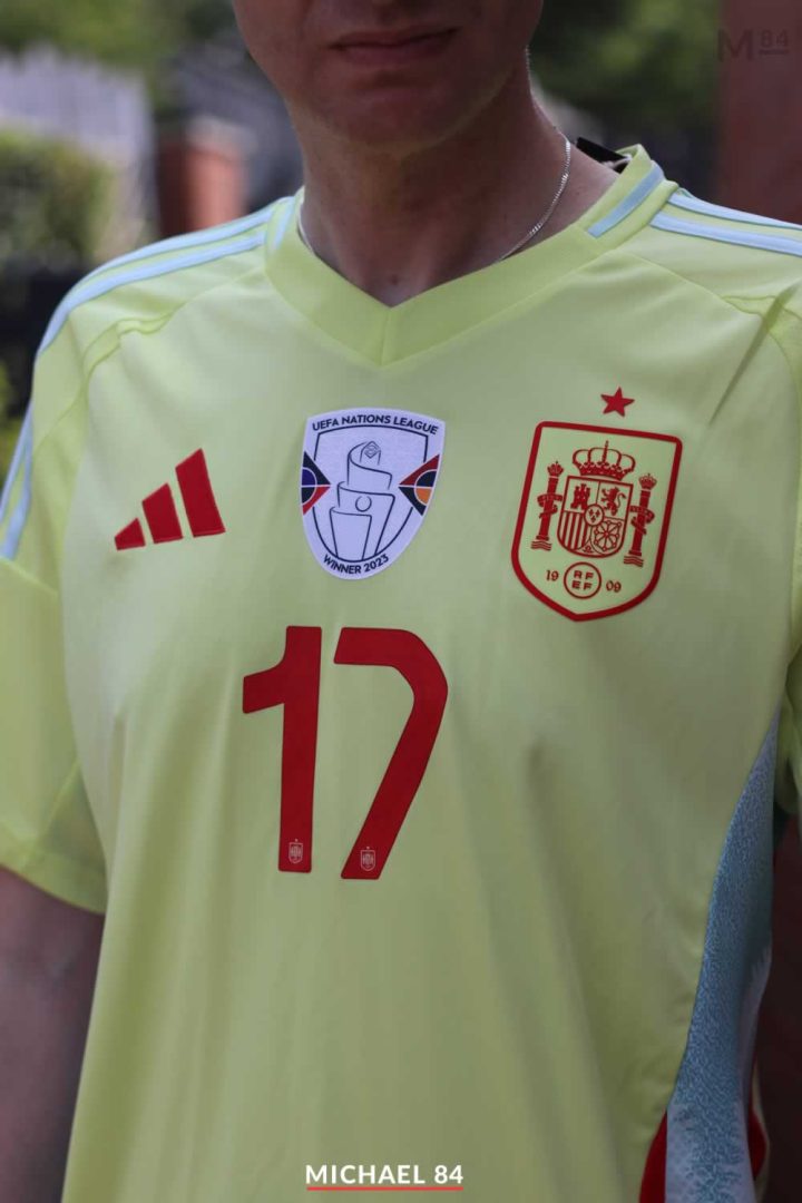 Front Close Up Spain Away Shirt 2024