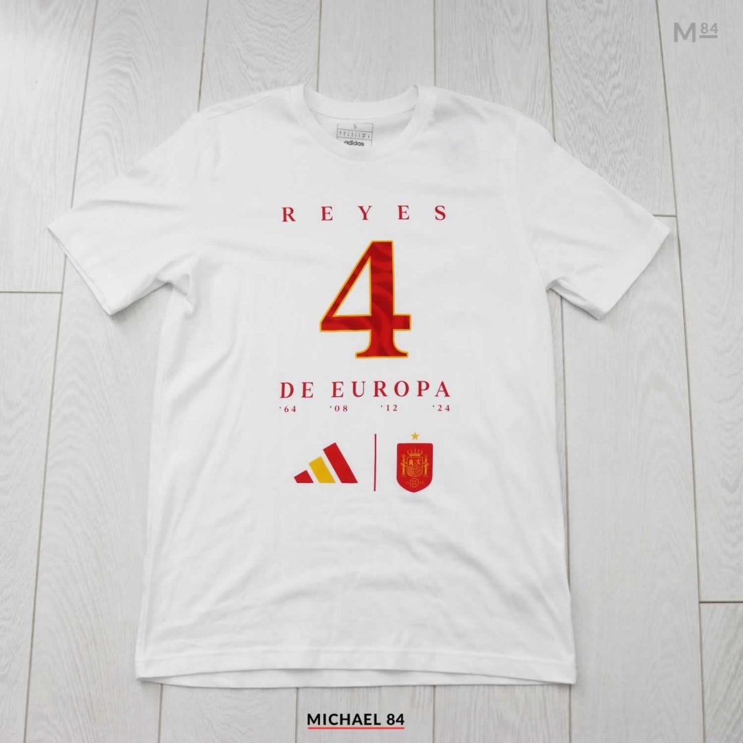 Reyes De Europa T Shirt - Adidas Spain Euro 2024 Winners T Shirt