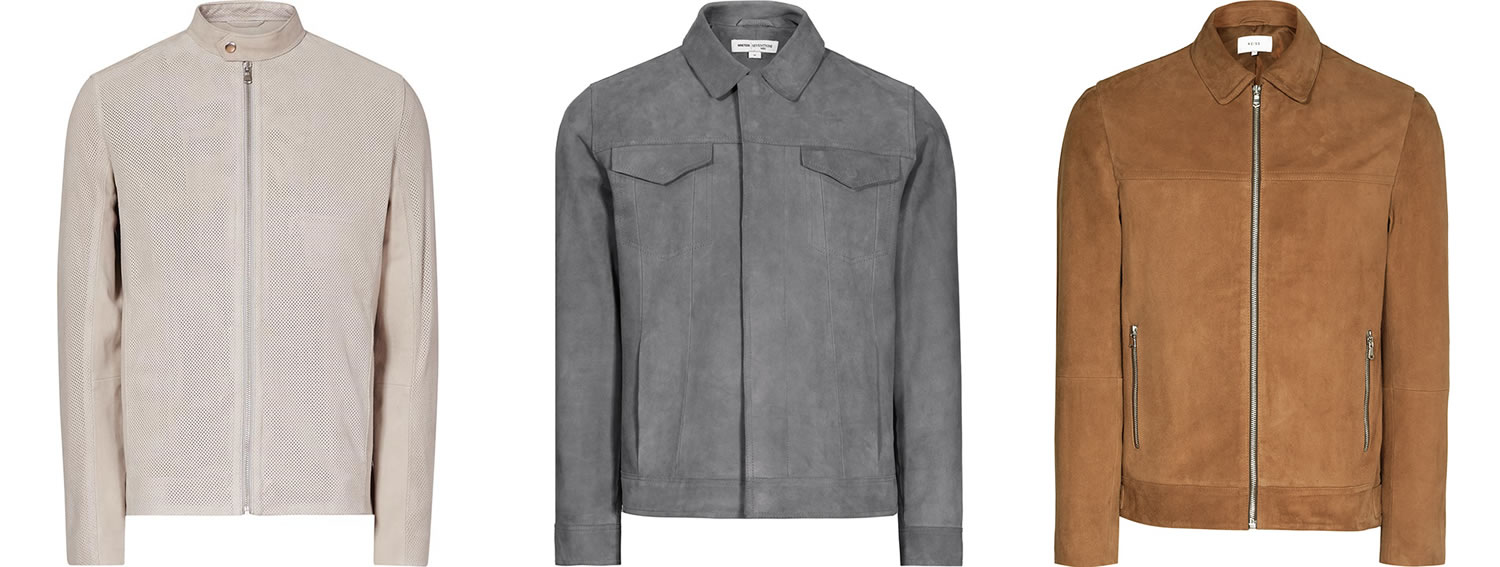 Men's Suede Jacket Trends From Reiss