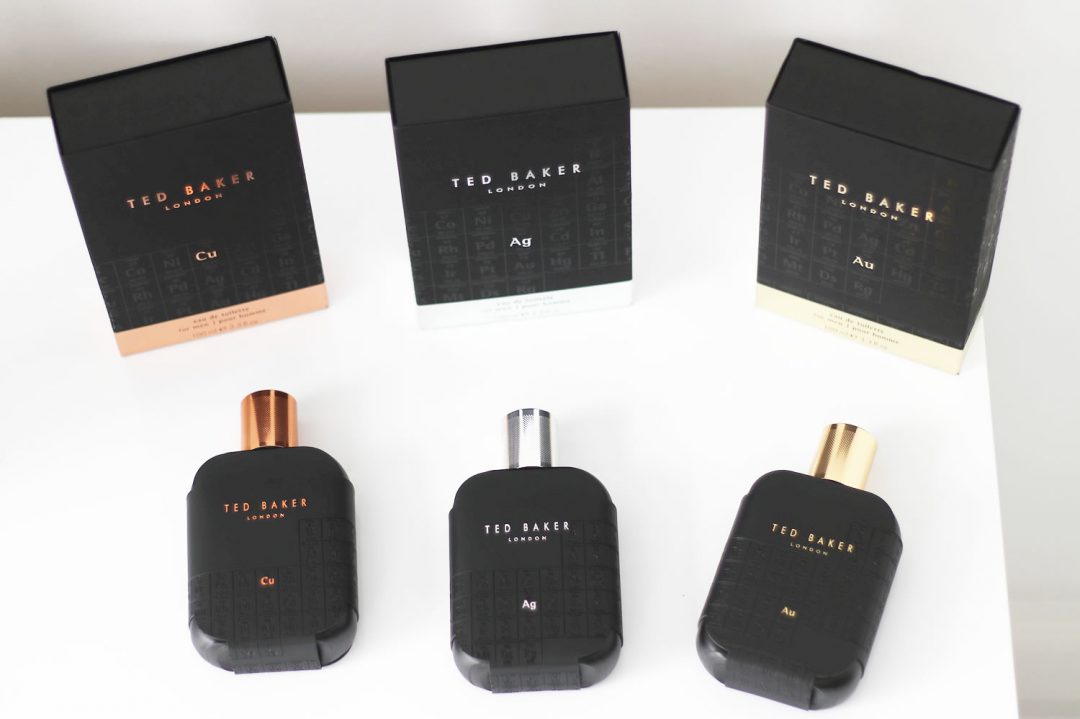 Ted Baker Tonics Fragrances Copper, Silver Gold