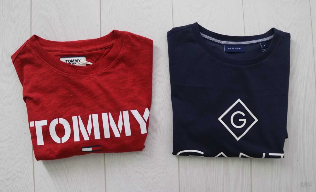 Gant And Tommy Hilfiger T Shirts