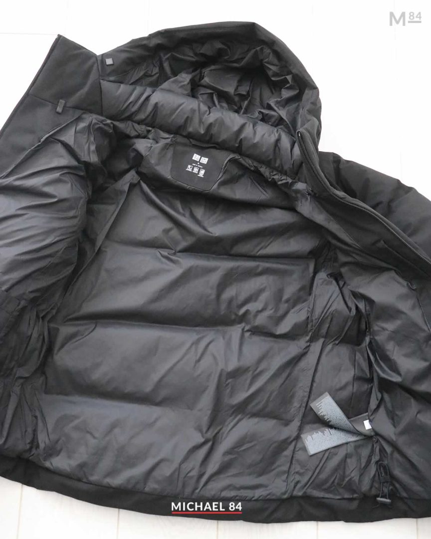 Uniqlo Seamless Down Parka Inside the jacket