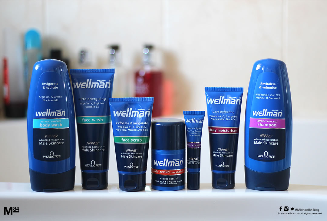 Wellman Men's Grooming Range From Vitabiotics Michael 84