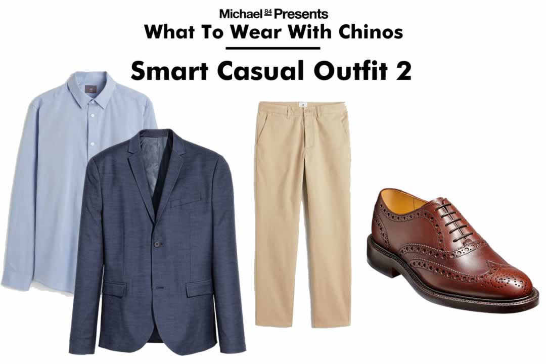 Smart Casual Chinos Outfit Idea 2